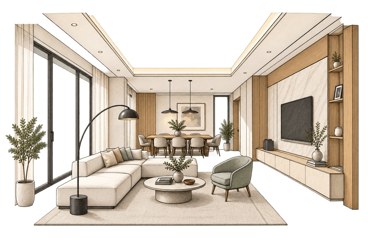 Interior Architecture sketch